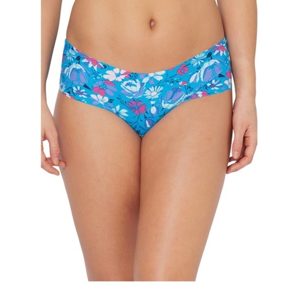 6pack No show seamless blue yellow multi‎ free cut thong panties size XXL new - Picture 3 of 12